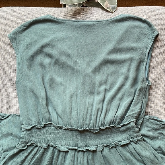 🌱 Vintage Sage Green Romper with pockets  , Size: L Circa 2008 - Picture 7 of 17